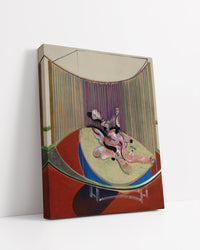 version no 2 of lying figure with hypodermic syringe by Francis Bacon