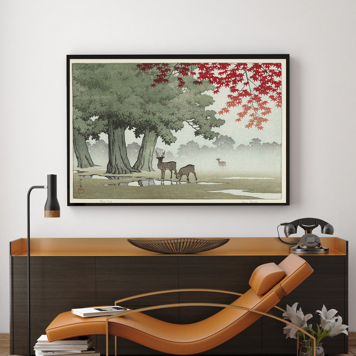 calendar_for_the_pacific_transport_linesBranch by Kawase Hasui