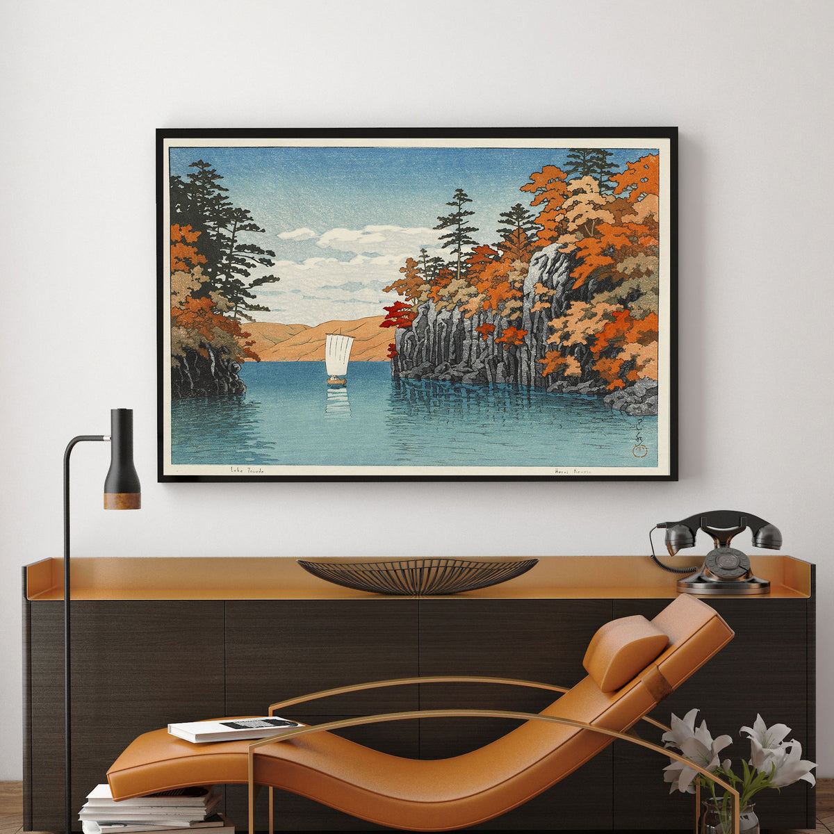 calendar_for_the_pacific_transport_lines Branch by Kawase Hasui
