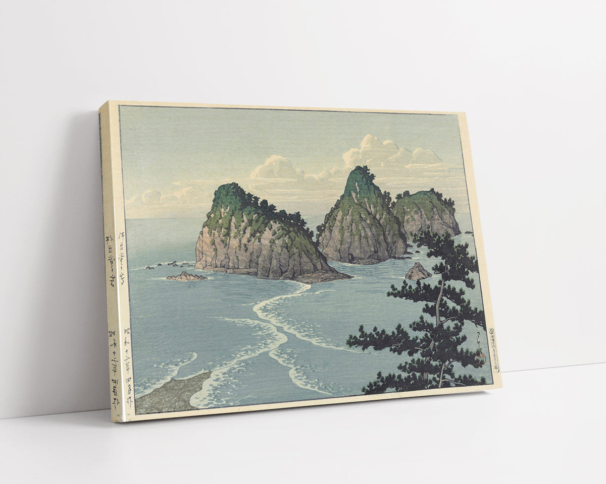 dogashima_island_in_izu_district by Kawase Hasui
