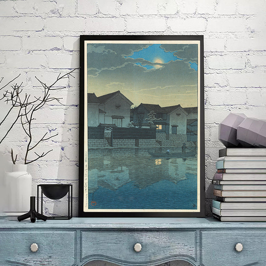 two_prints_from_the_series_souvenirs_of_travel_iii by Kawase Hasui