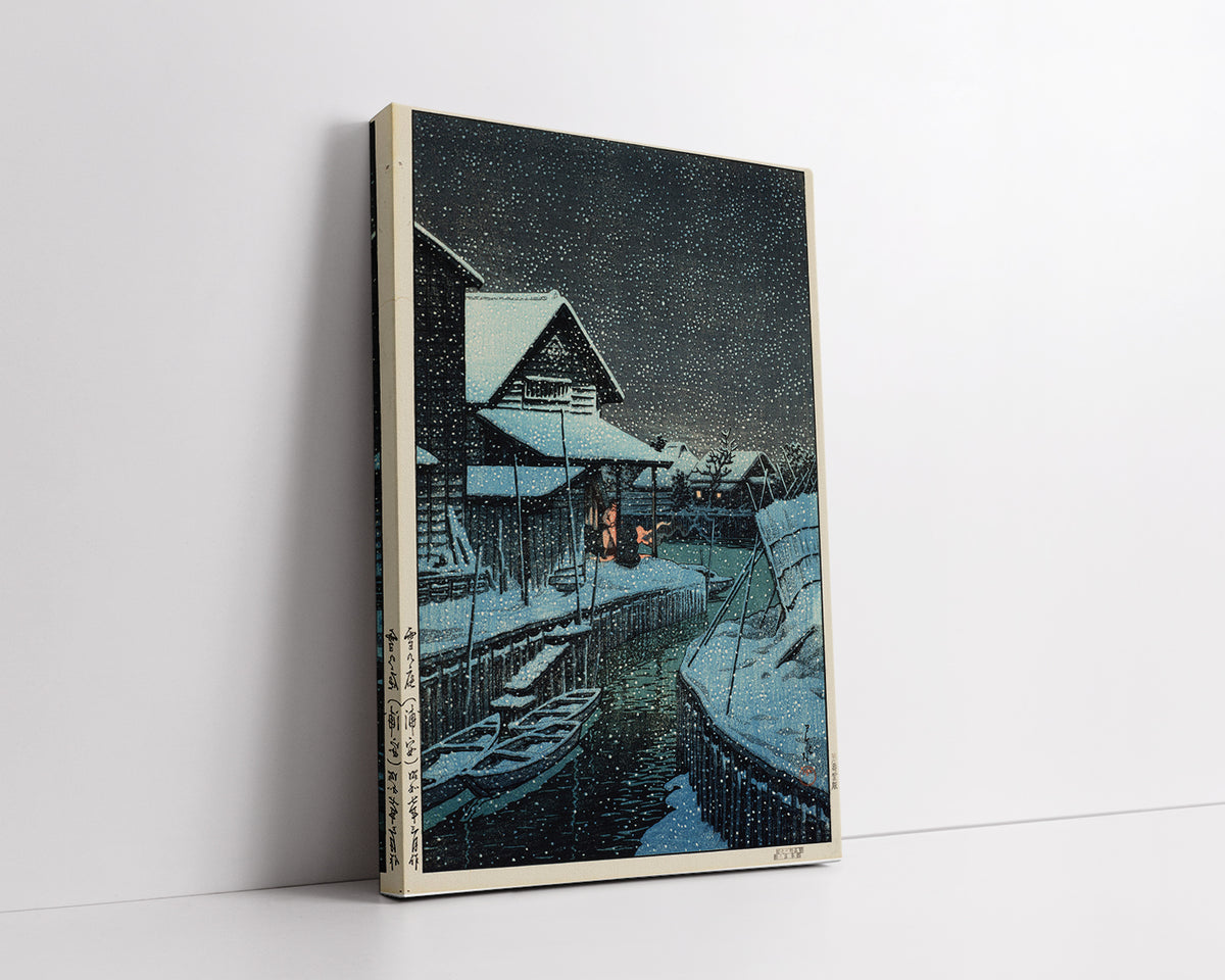 kawase_hasui_yuki_no_yoru_urayasu055909 by Kawase Hasui