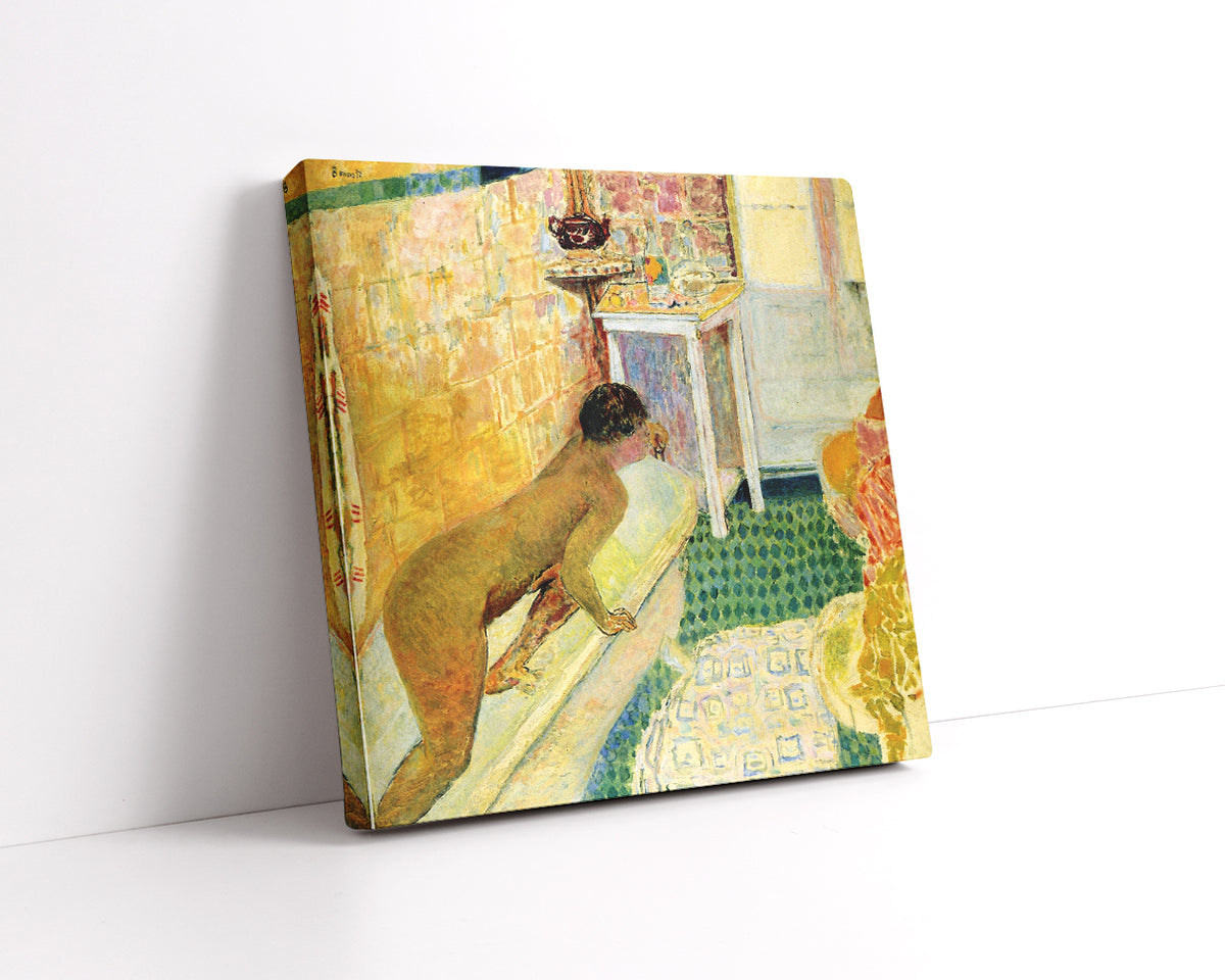 the-exit-of-the-bath by Pierre Bonnard