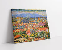 view-of-le-cannet-roofs by Pierre Bonnard