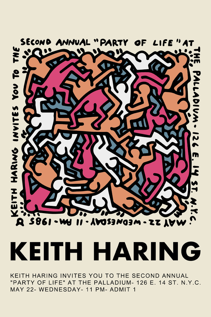 Party of life by Keith Haring