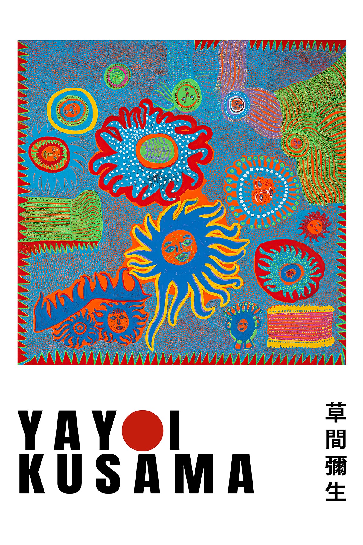 Yayoi Kusama Exhibition Poster