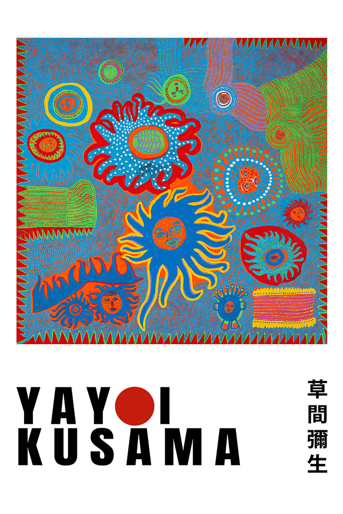 Yayoi Kusama Exhibition Poster