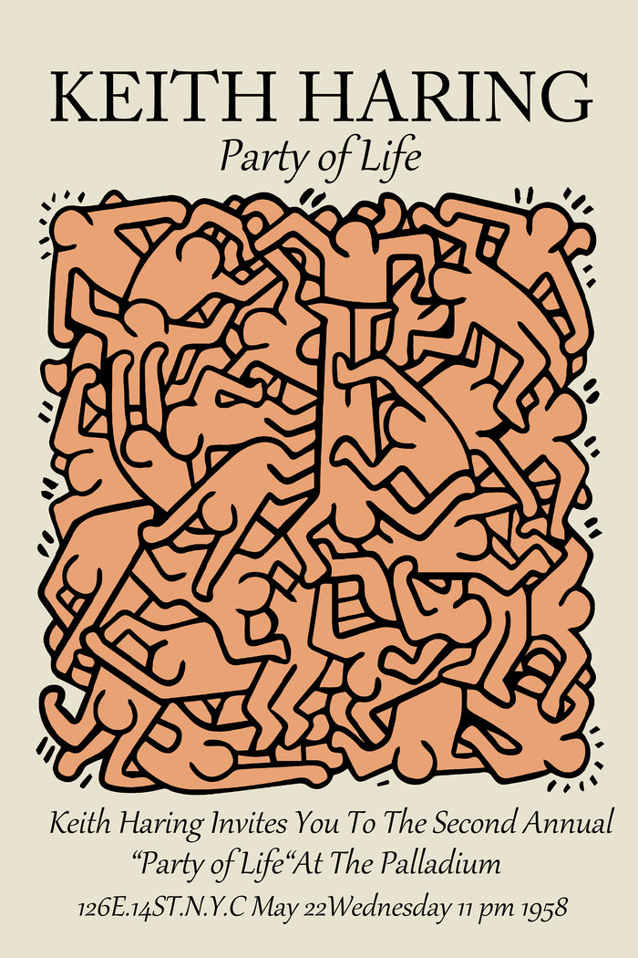 Party of life by Keith Haring