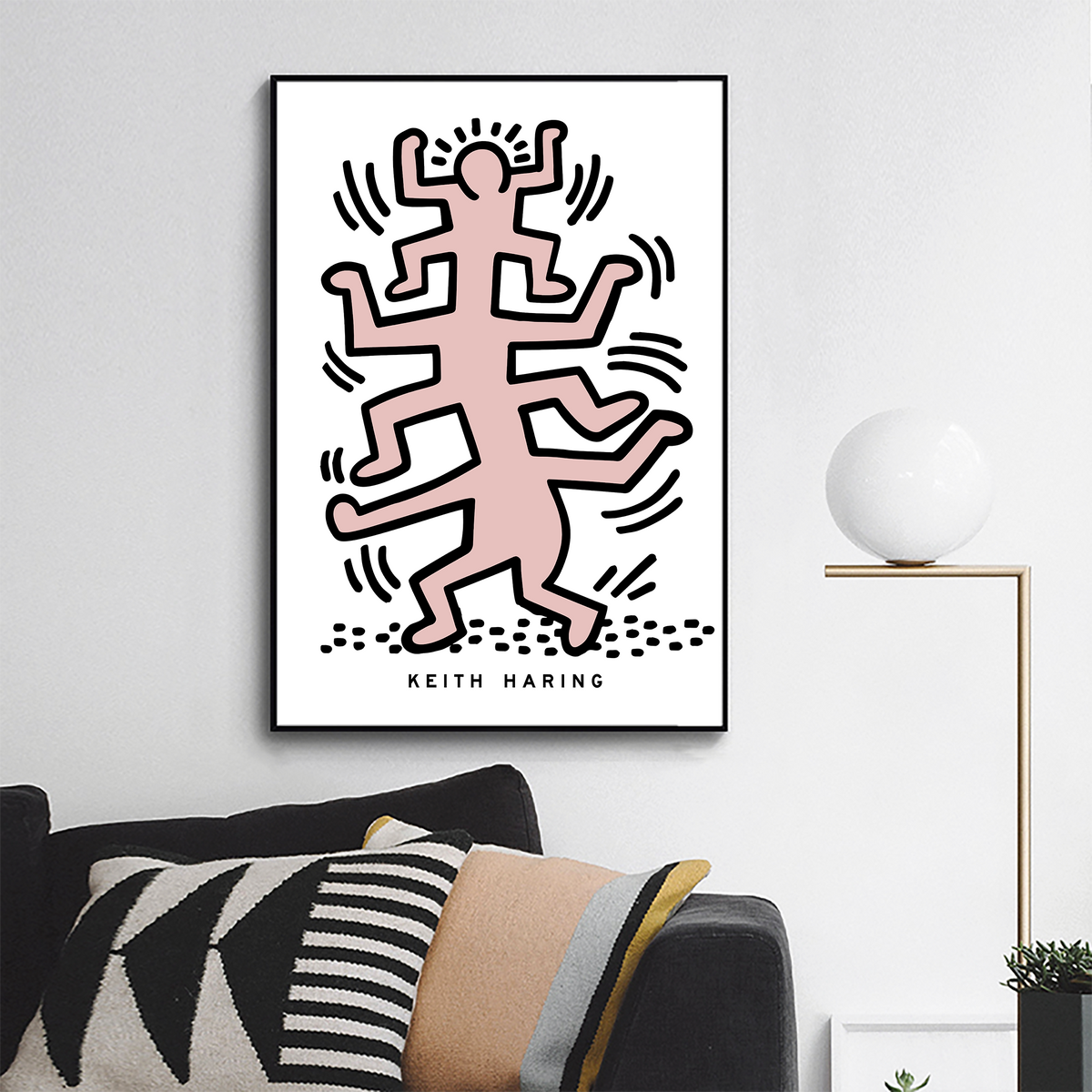 Keith Haring Exhibition Poster