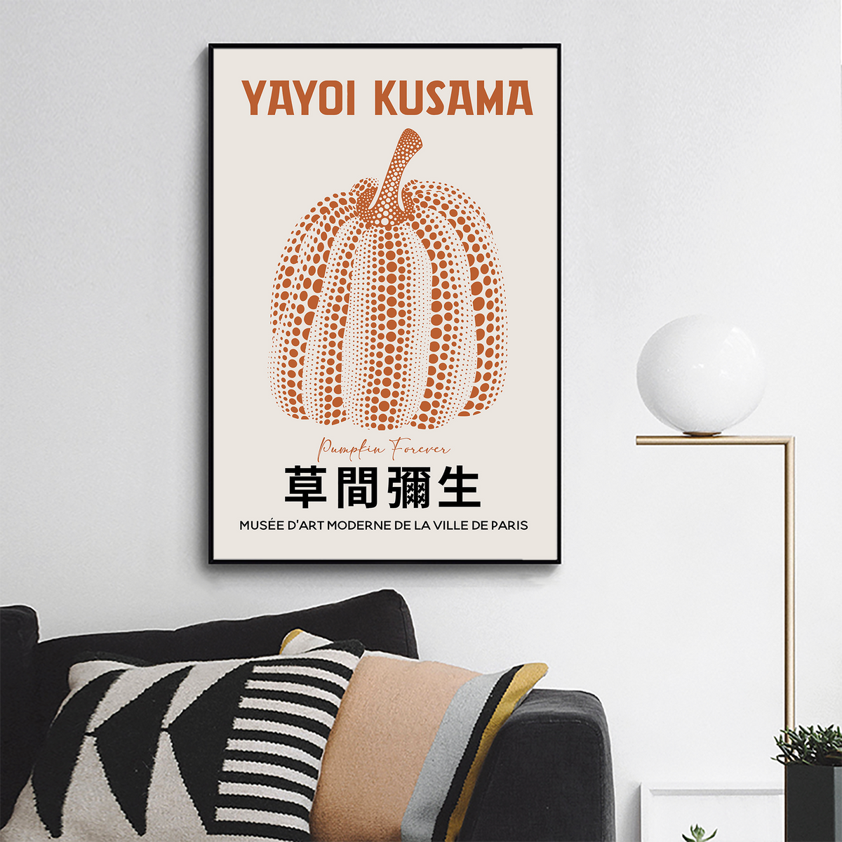 Yayoi Kusama Exhibition Poster