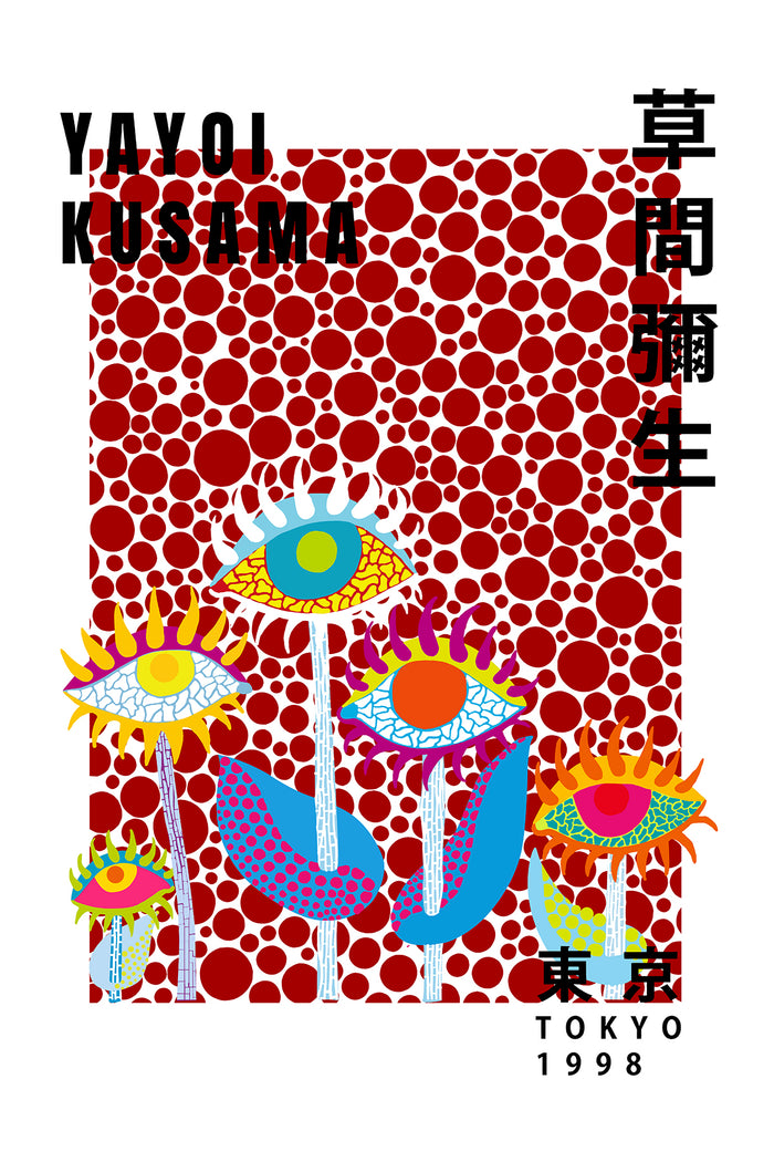 Yayoi Kusama Exhibition Poster