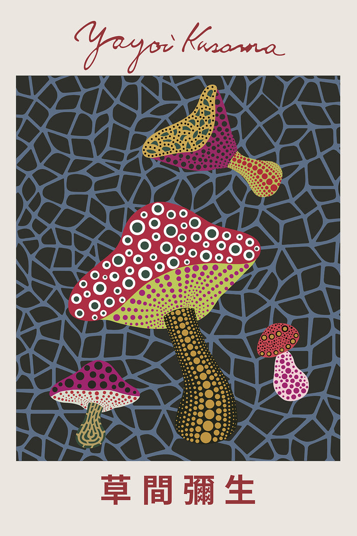 Yayoi Kusama Exhibition Poster