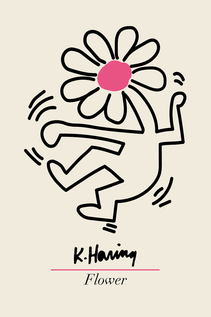 Flower by Keith Haring