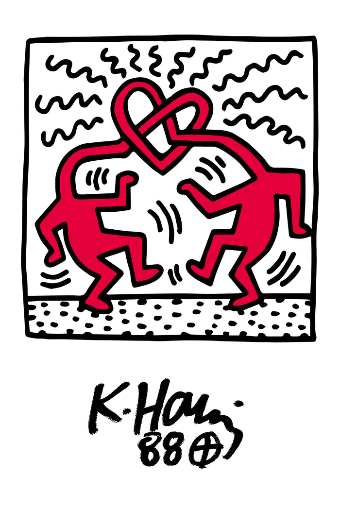 Keith Haring Exhibition Poster