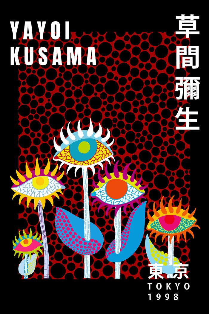 Yayoi Kusama Exhibition Poster