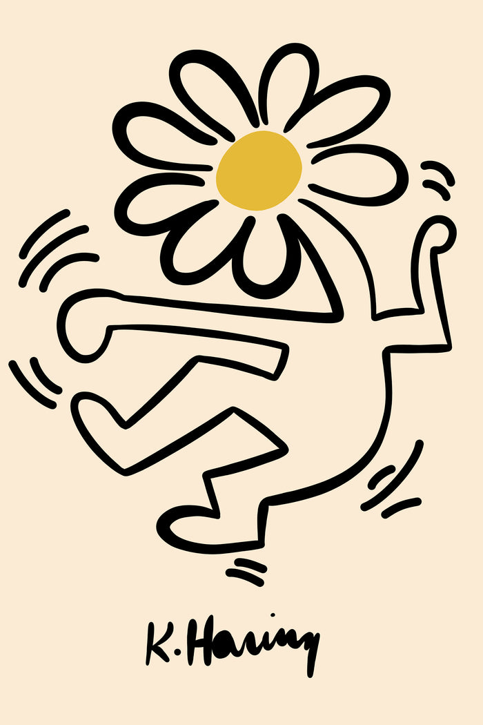 Flower by Keith Haring