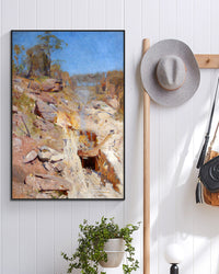 Fire's on by Arthur Streeton