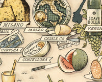Gastronomic Map of Italy 1949
