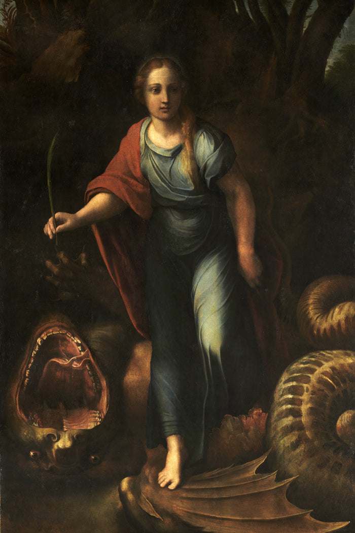 Sainte Marguerite by Raffaello Sanzio