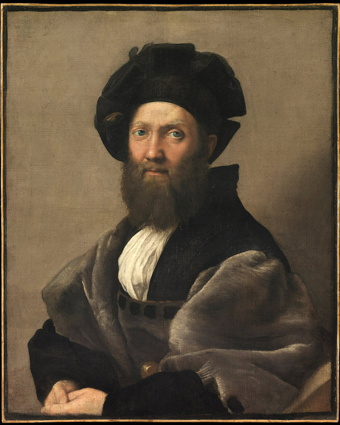 Portrait of baldassare castiglione by Raphael