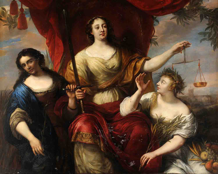 Justice (or Prudence, Justice, and Peace) by Jürgen Ovens