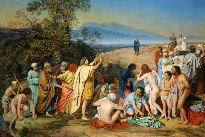 The Appearance of Christ Before the People-Alexander Andreyevich Ivanov
