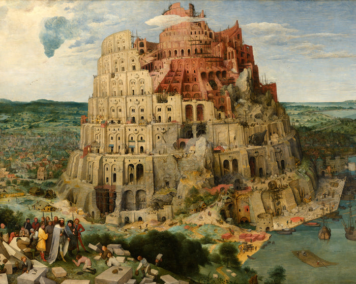 The (Great) Tower of Babel-Pieter Bruegel the Elder