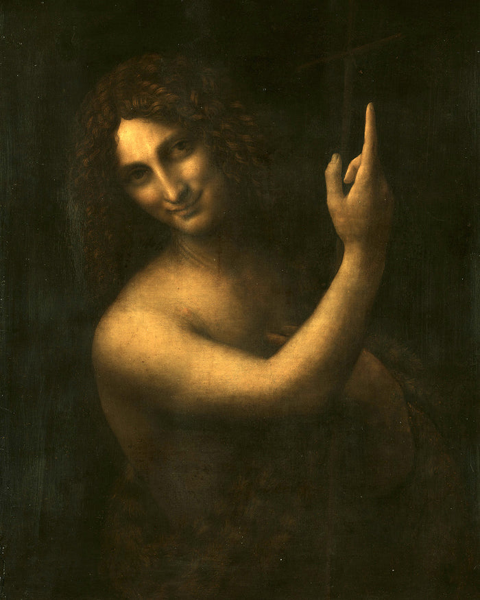 Saint John the Baptist by Leonardo da Vinci