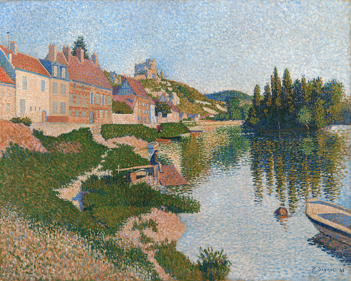 The river bank-Paul Signac