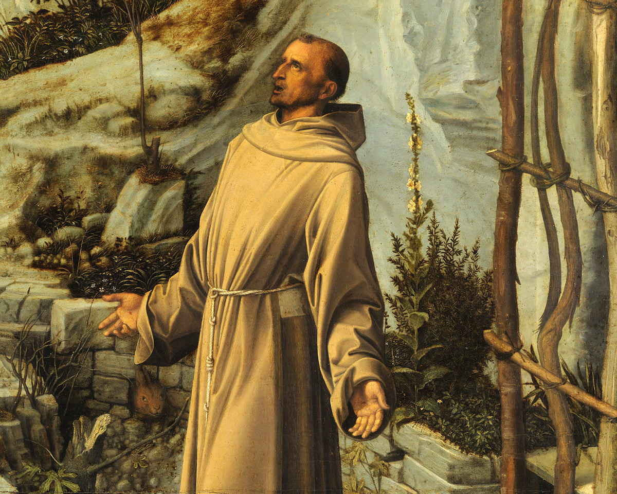 St. Francis in Ecstasy by Giovanni Bellin