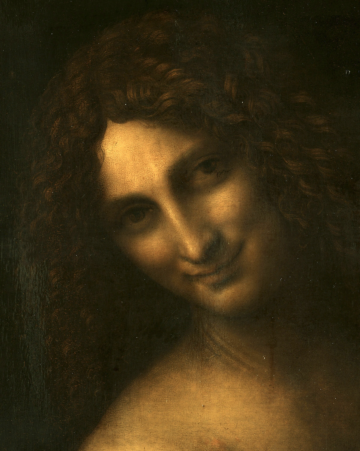 Saint John the Baptist by Leonardo da Vinci