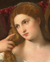 Woman with a Mirror 1515 by Titian