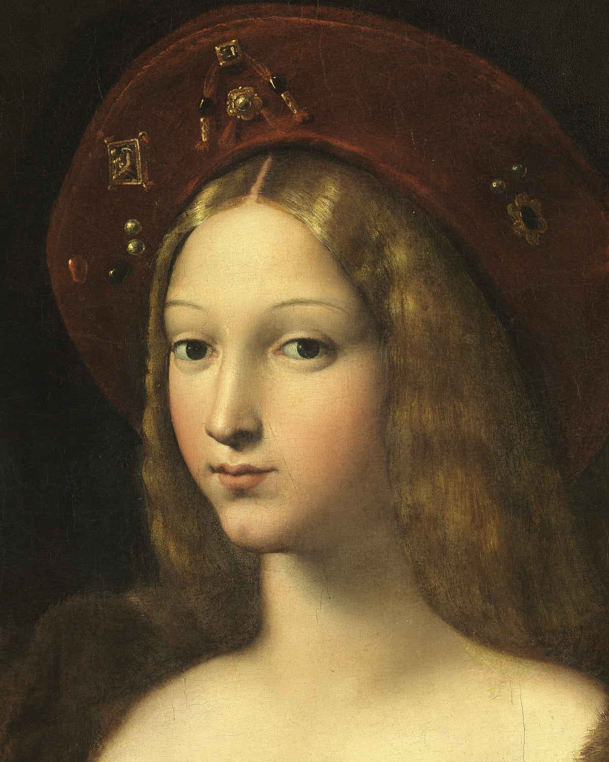 Portrait of Doña Isabel de Requesens y Enríquez de Cardona-Anglesola-Giulio Romano and Raphael