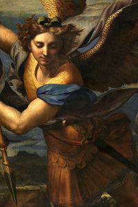 St. Michael Vanquishing Satan by Raphael