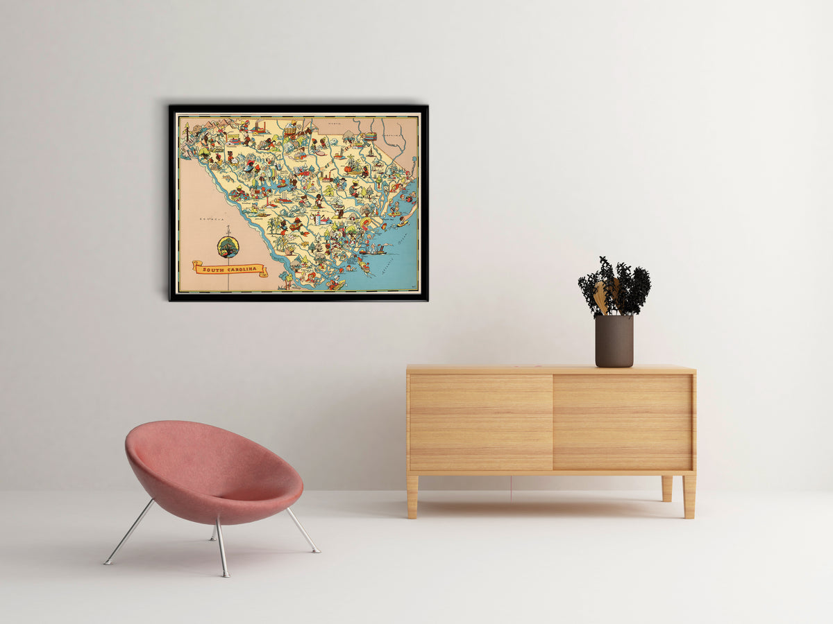 Nevada Funny Vintage Map