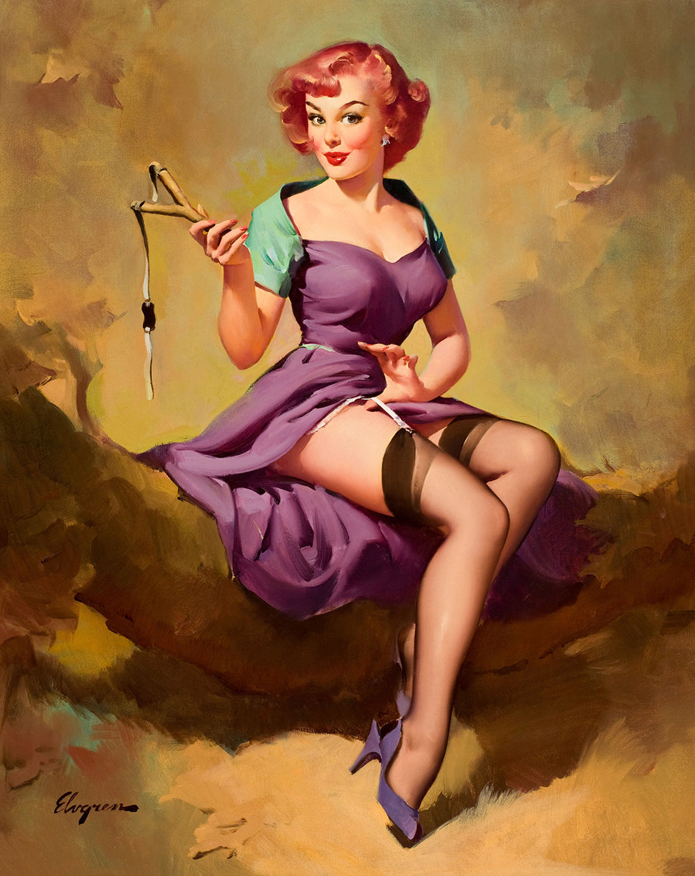 It's_a_snap 1958 by Gil Elvgren