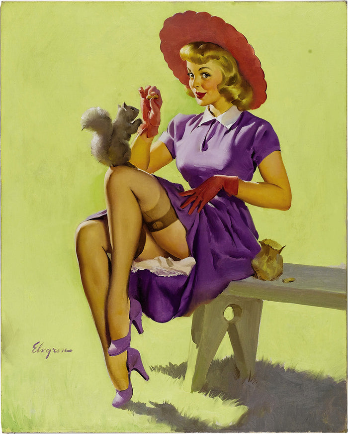 Making_friends_1951 by Gil Elvgren