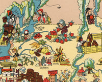 Tennessee Funny Vintage Map