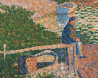 The river bank-Paul Signac