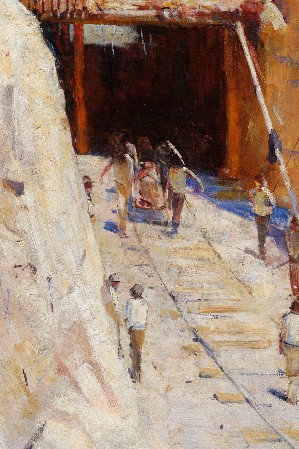 Fire's on by Arthur Streeton