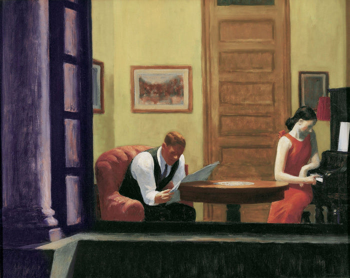 Room in New York by Edward Hopper