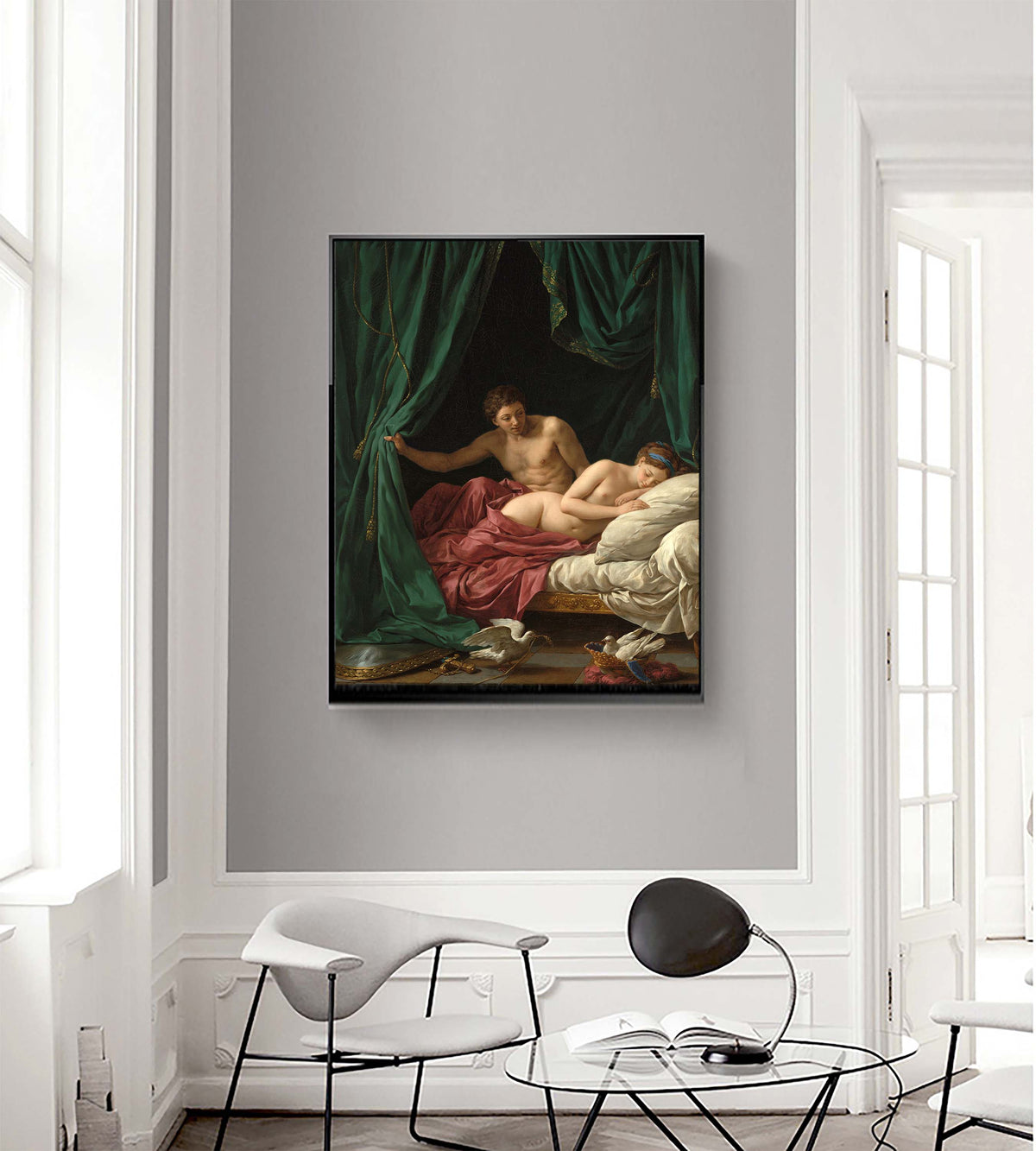 Mars and Venus Allegory of Peace by Louis-Jean-Francois Lagrenee