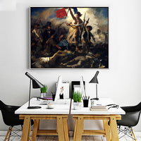 The Liberty Leading The People by Eugene Delacroix