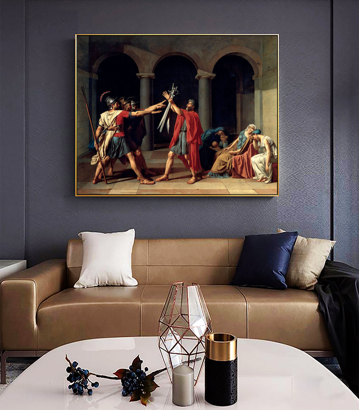 The Oath of Horatii by Jacques-Louis David