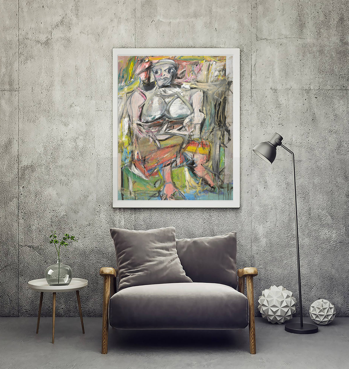Woman I by Willem de Kooning