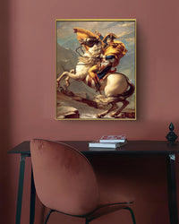 Napoleon Crossing the Alps by Jacques-Louis David