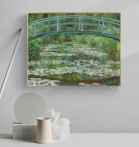 The Japanese Footbridge by Claude Monet