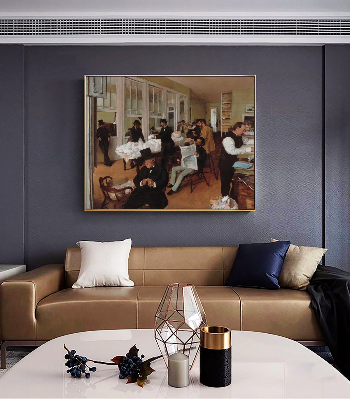A Cotton Office in New Orleans - Edgar Degas