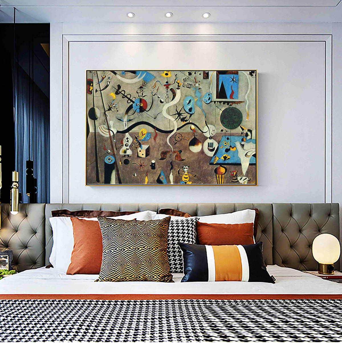 The Harlequin's Carnival by Joan Miró¢