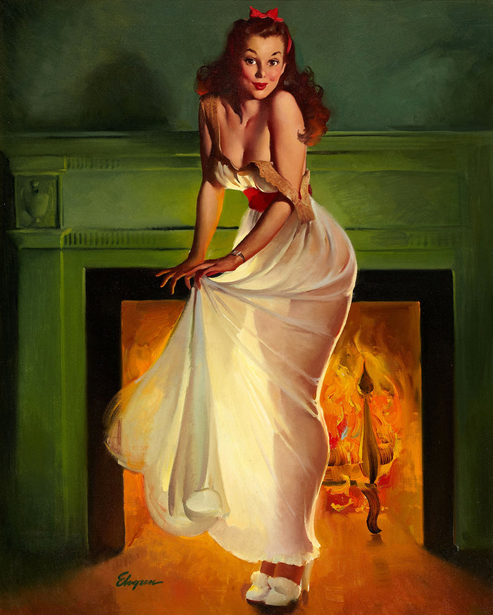 Sheer_delight_1948 by Gil Elvgren